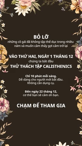 Bắt đầu thay đổi NGAY!