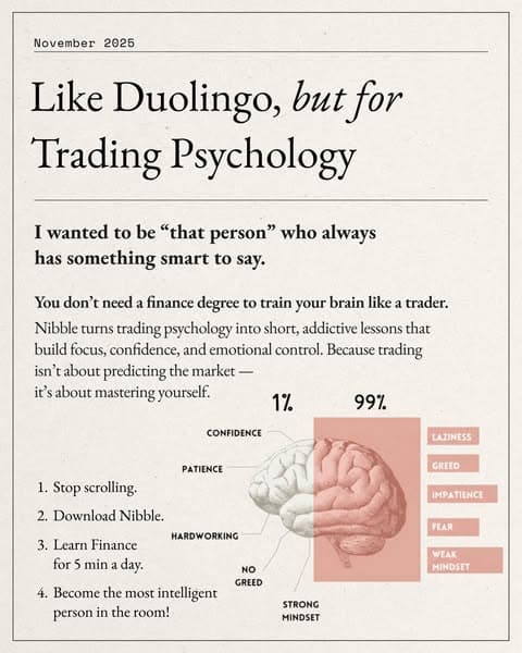 Ditch the Scroll. Learn Finance ⏳