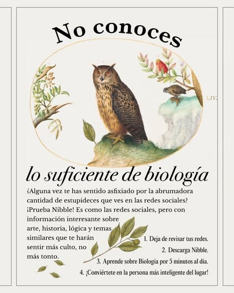 🔬 ¡Biología en pequeños fragmentos!