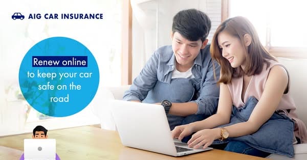 AIG Car Insurance online renewal with digital road tax