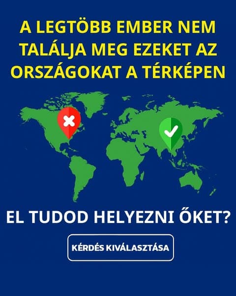 A legtöbb felnőtt megbukik ebben az általános iskolai földrajz kvízben