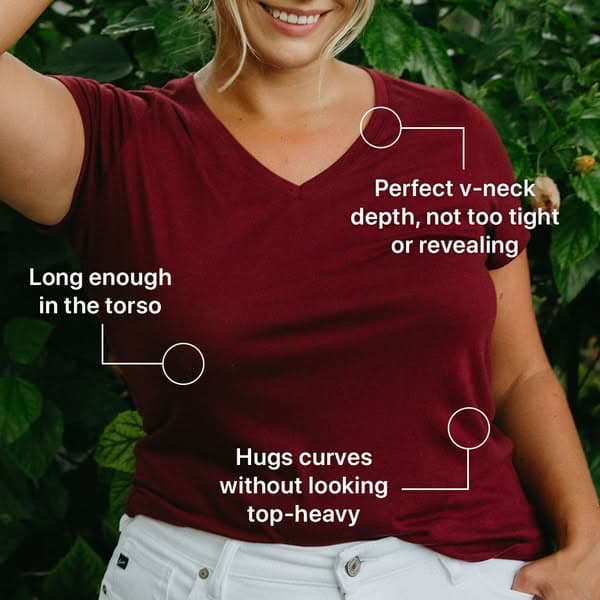Big chested gals, this tee is for you