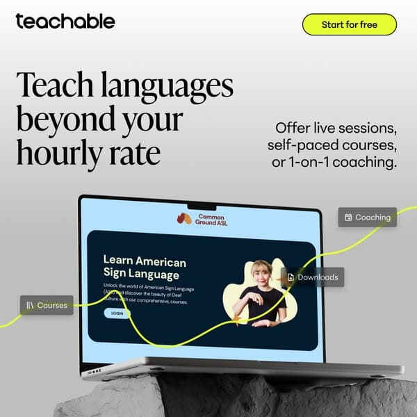 The Best Place for Language Teachers to Scale Their Business