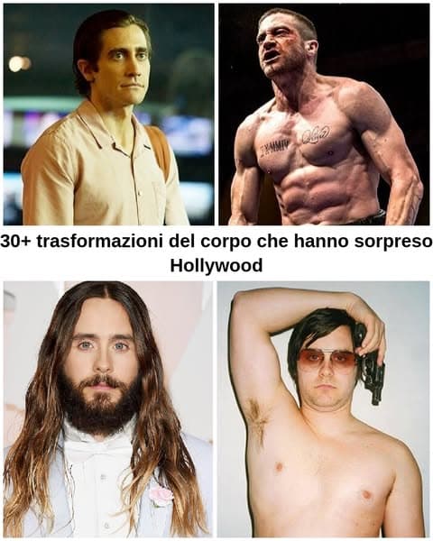 Le trasformazioni fisiche degli attori che ancora sorprendono il pubblico