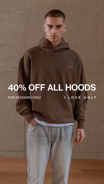40% OFF ALL HOODS