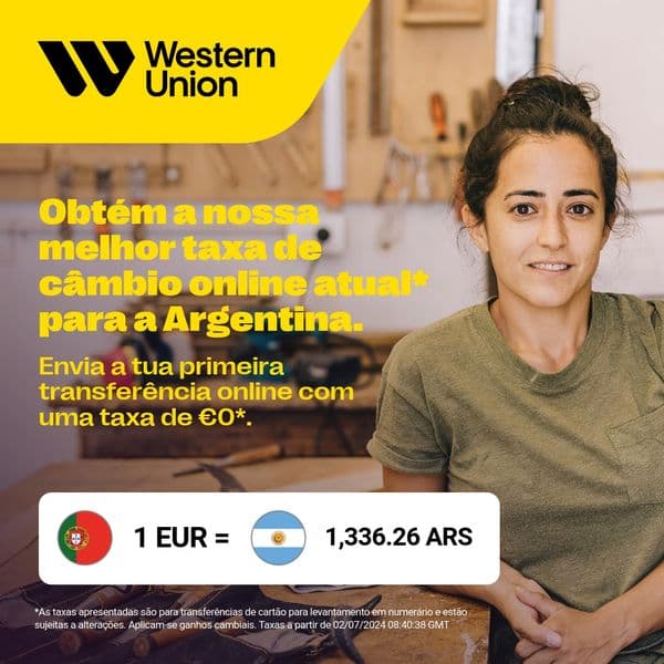 Enviar dinheiro em linha