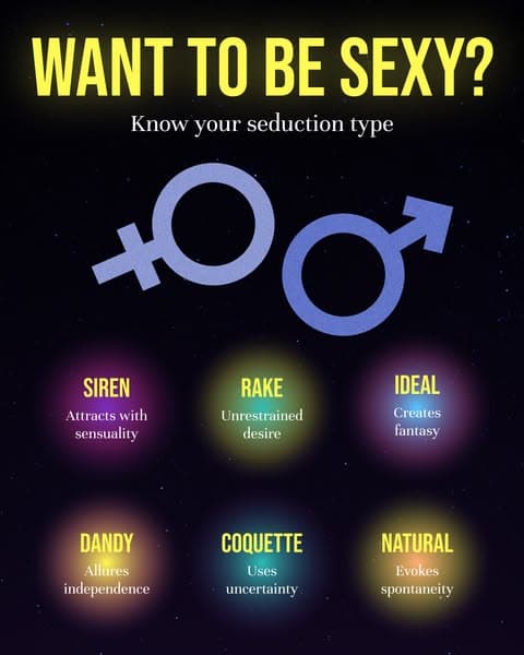 🔥 Want to Be Sexy? Know Your Seduction Type