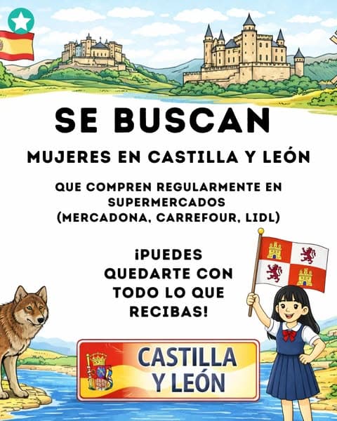 ‼️¡Atención! Participantes femeninas en Castilla y León. ¡Inscríbanse ahora!💰
