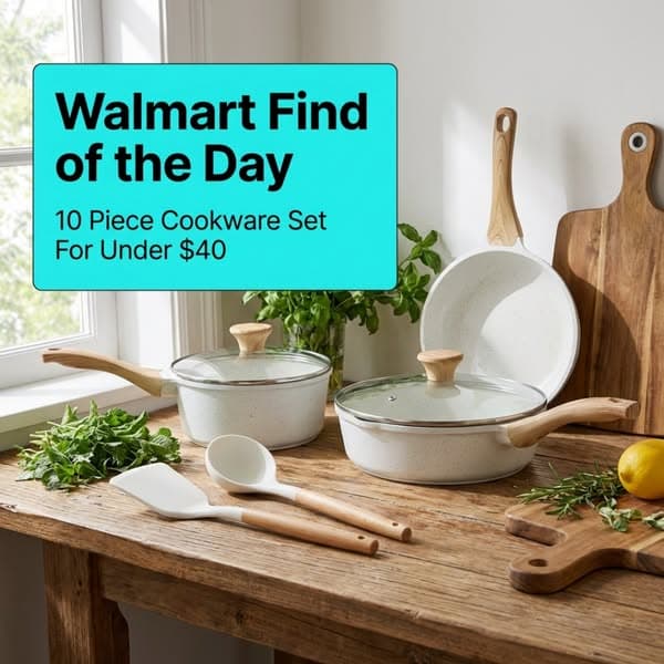 FLASH DEAL: 10-Piece Cookware Set Under $40