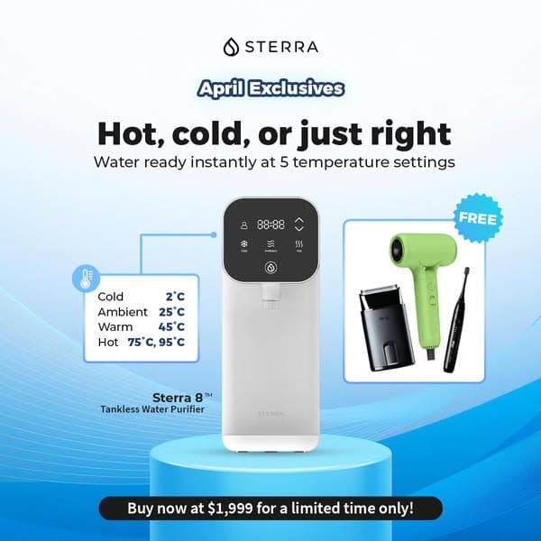 April Exclusives: Sterra 8 β Save $200 + Free Gift