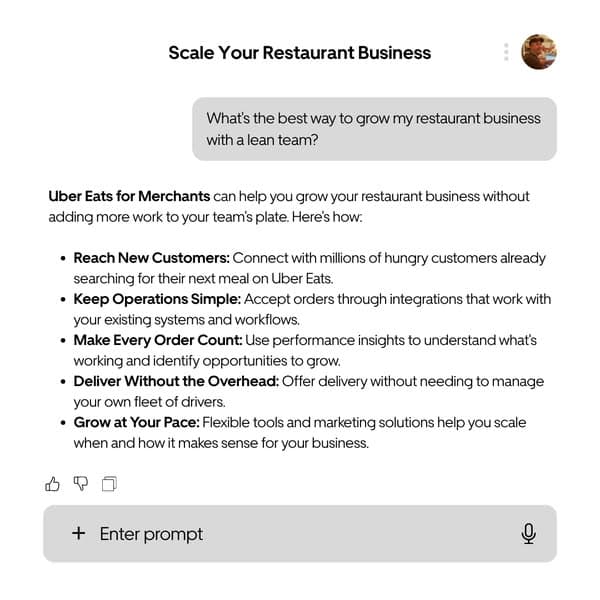Partner with Uber Eats
