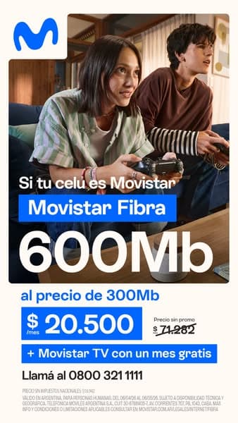 Con Movistar Fibra, tu versión "bajo control"