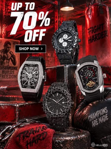 Men's Watches - Iced Out & Diamond Watches | Helloice