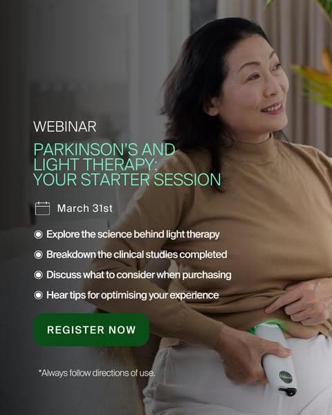 Webinar: Parkinsonโs and Light Therapy