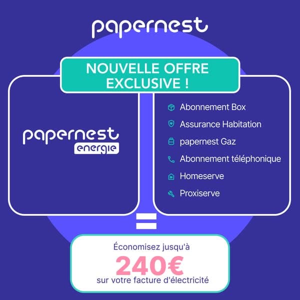 Bundle papernest : Simplifiez vos factures Énergie & Internet | Gratuit