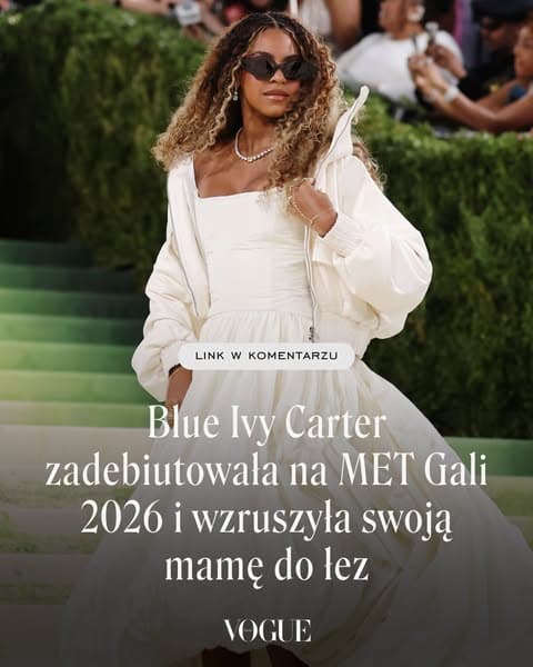 Blue Ivy Carter zadebiutowała na MET Gali 2026 w białej kreacji od Balenciagi i wzruszyła swoją mamę do łez