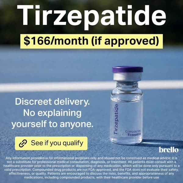 Tirzepatide Plan for $166 per Month