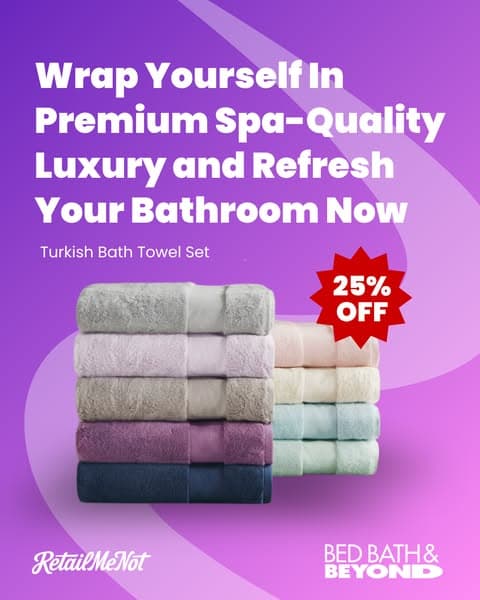 Bed Bath & Beyond Towel Sale