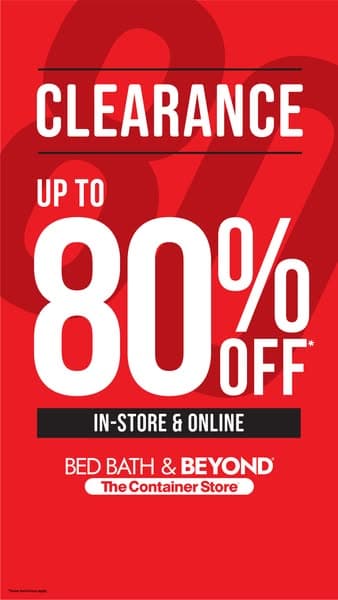 Final Call! Save Up To 80% In-Store