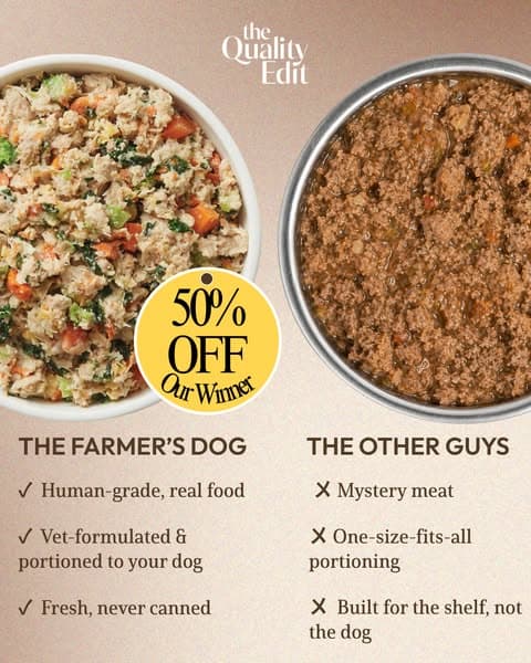Why Our Editors Recommend The Farmerβs Dog (Now 50% Off)